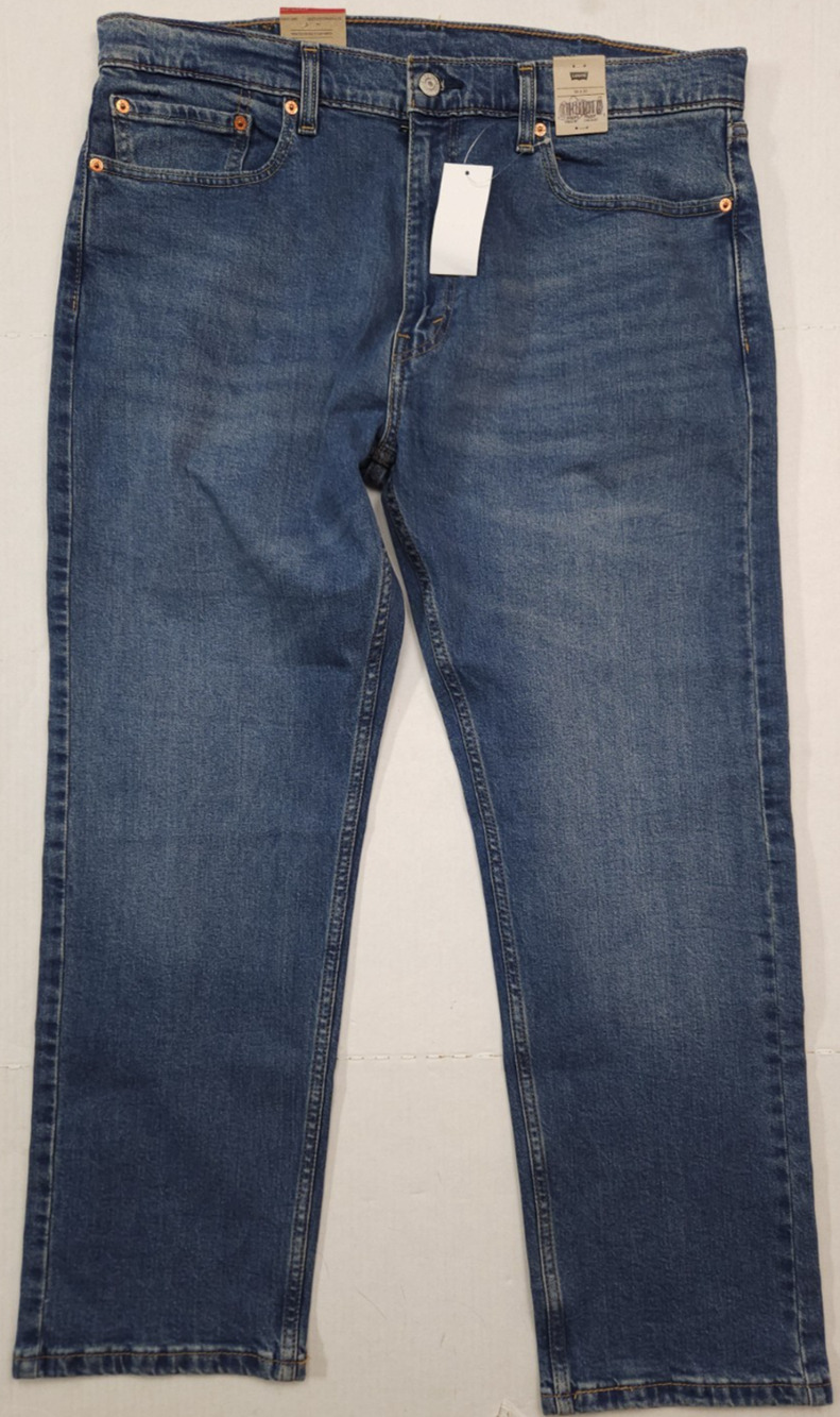Levi's 505 Jeans Men's Size 38x30 Blue Straight Leg Regular Fit Stretch
